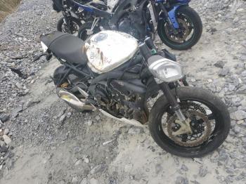  Salvage Triumph Motorcycle Street