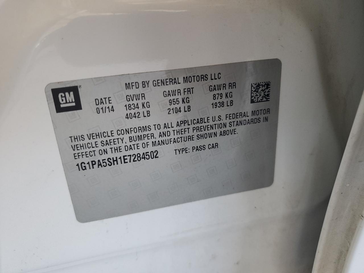 Chevrolet Cruze Ls Image 11