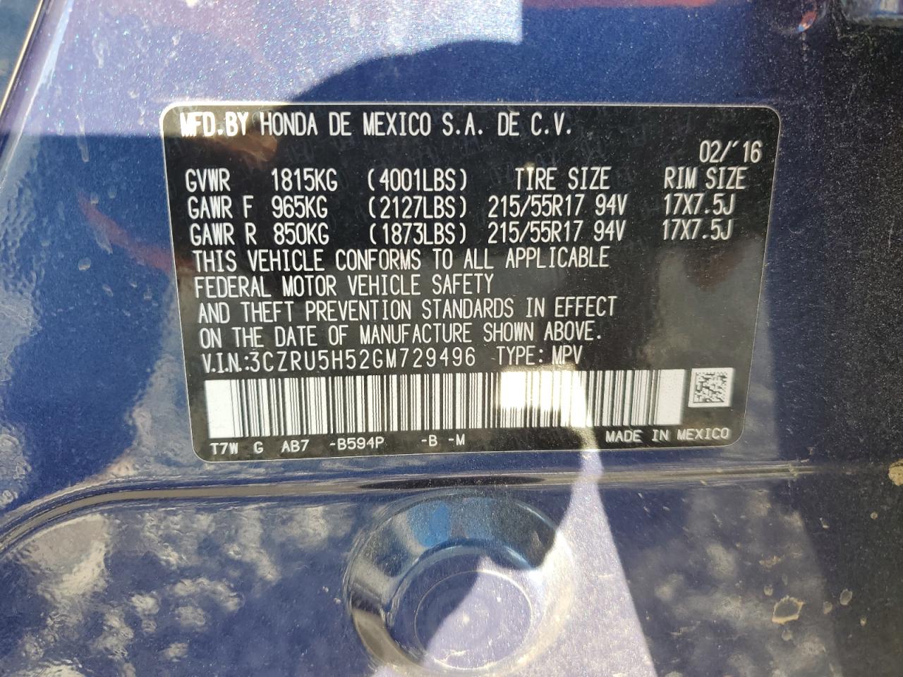 Honda HR-V Ex Image 9