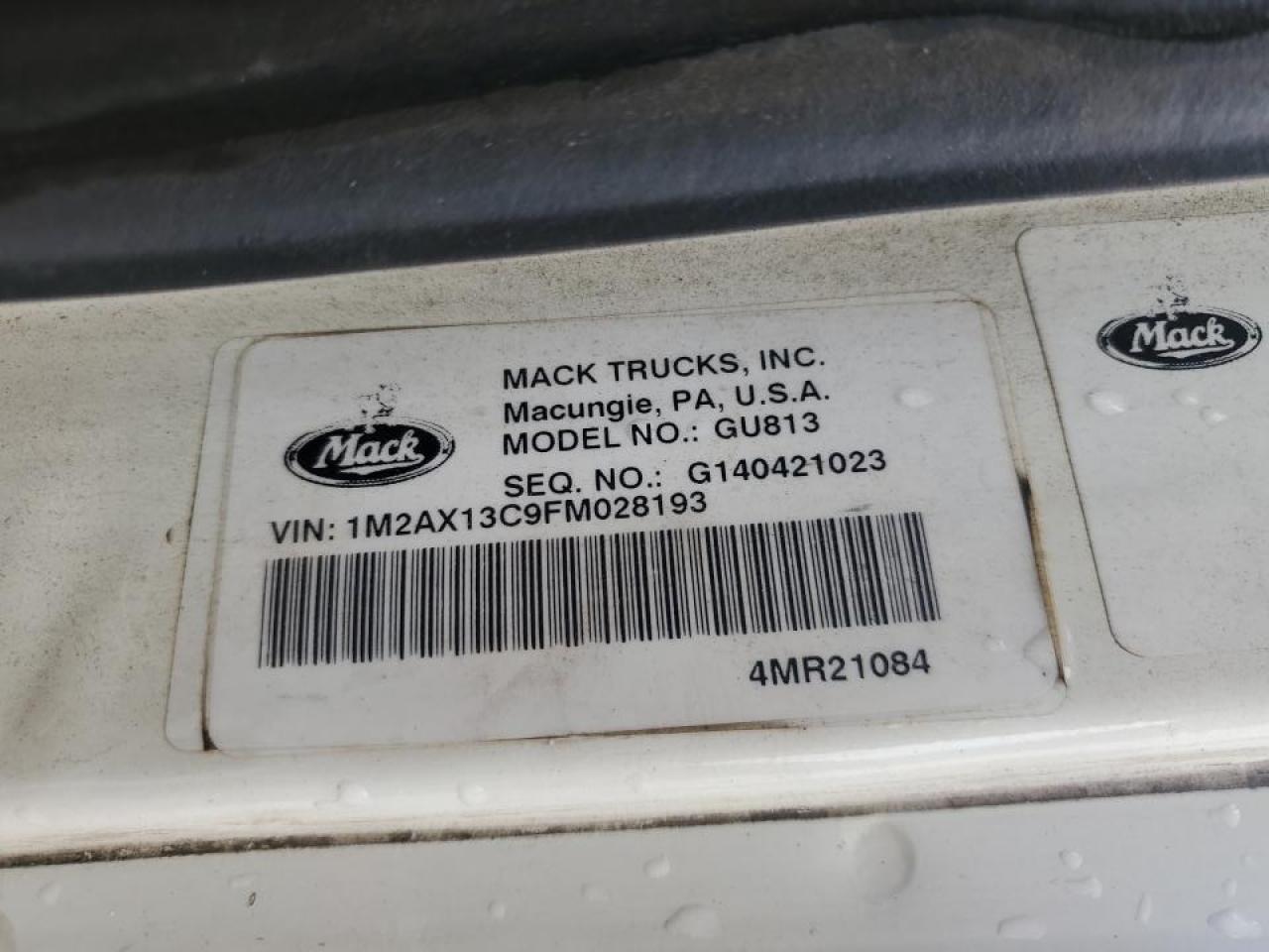 Mack 800 Gu800 Gu800 Image 4