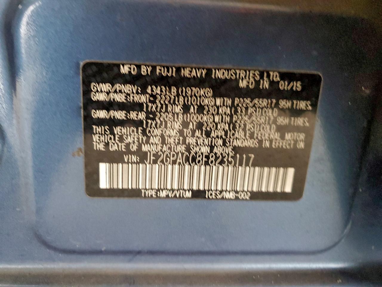 Subaru Xv 2.0 Premium Image 8