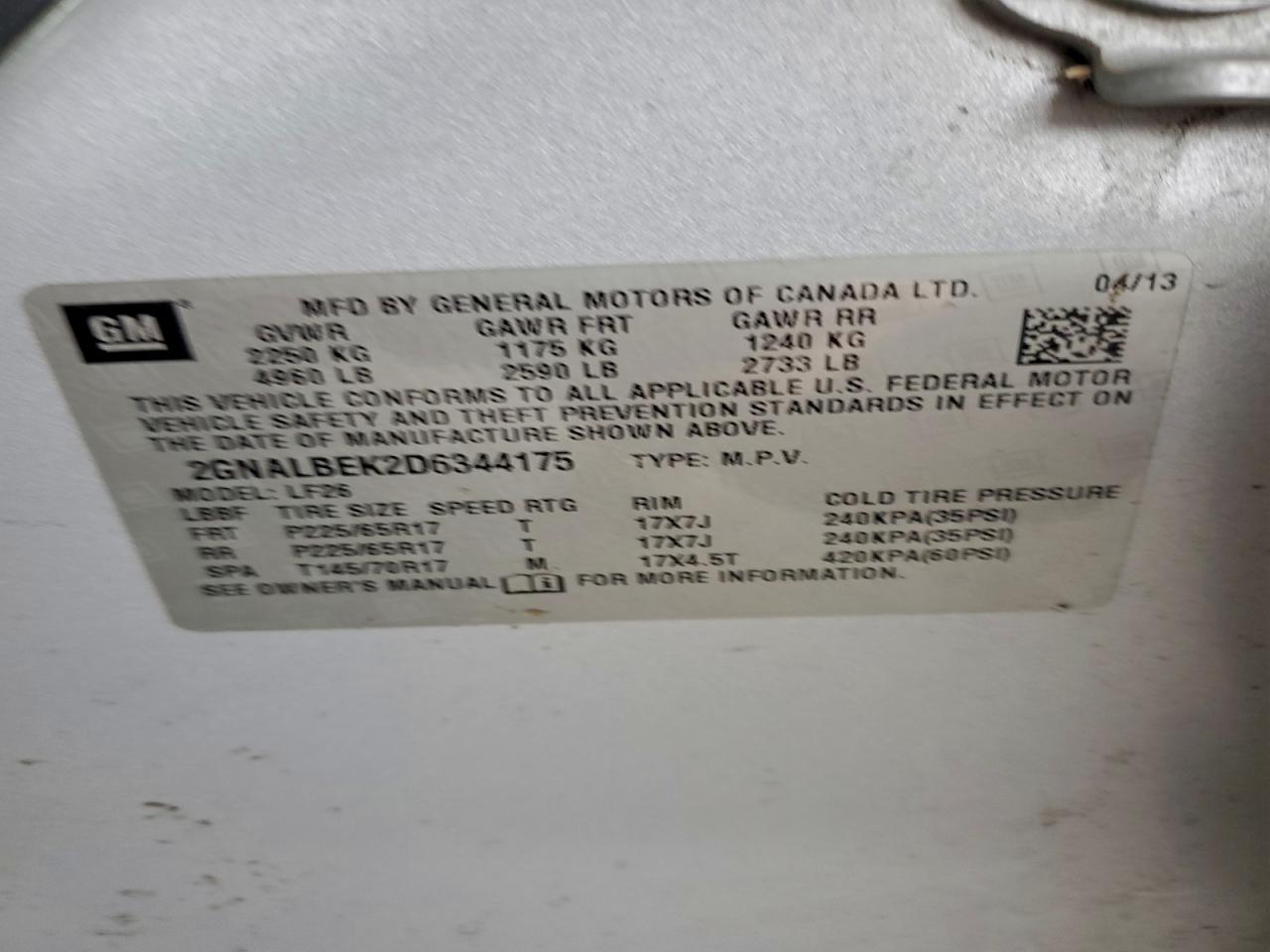 Chevrolet Equinox Ls Image 12