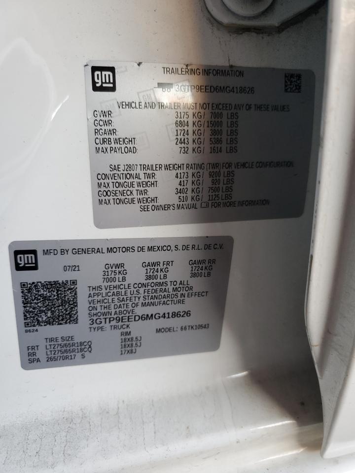 GMC Sierra K1500 At4 Image 3