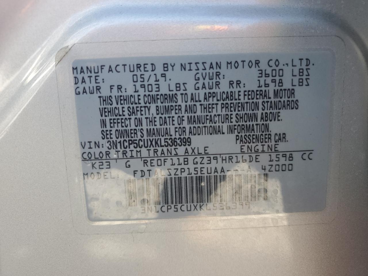 Nissan Kicks S Image 12