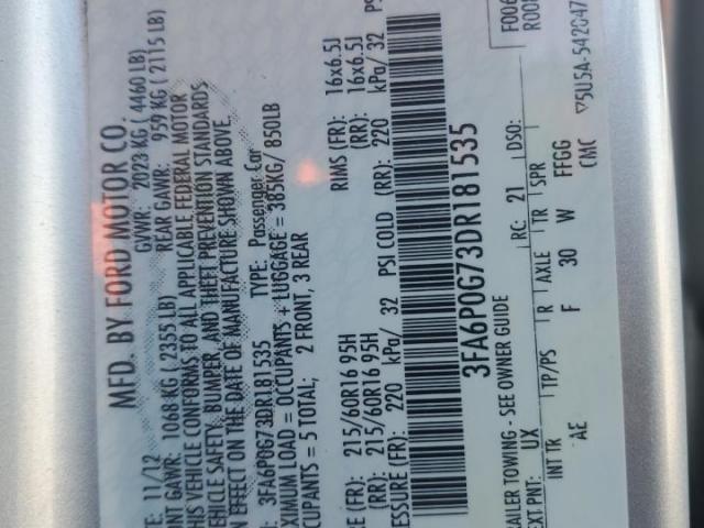 Ford Fusion S Image 3