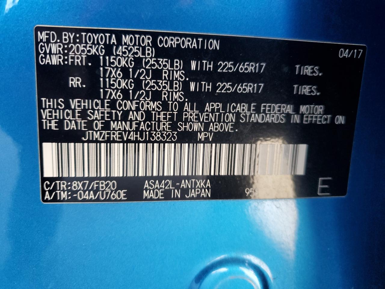 Toyota RAV4 Le Image 10