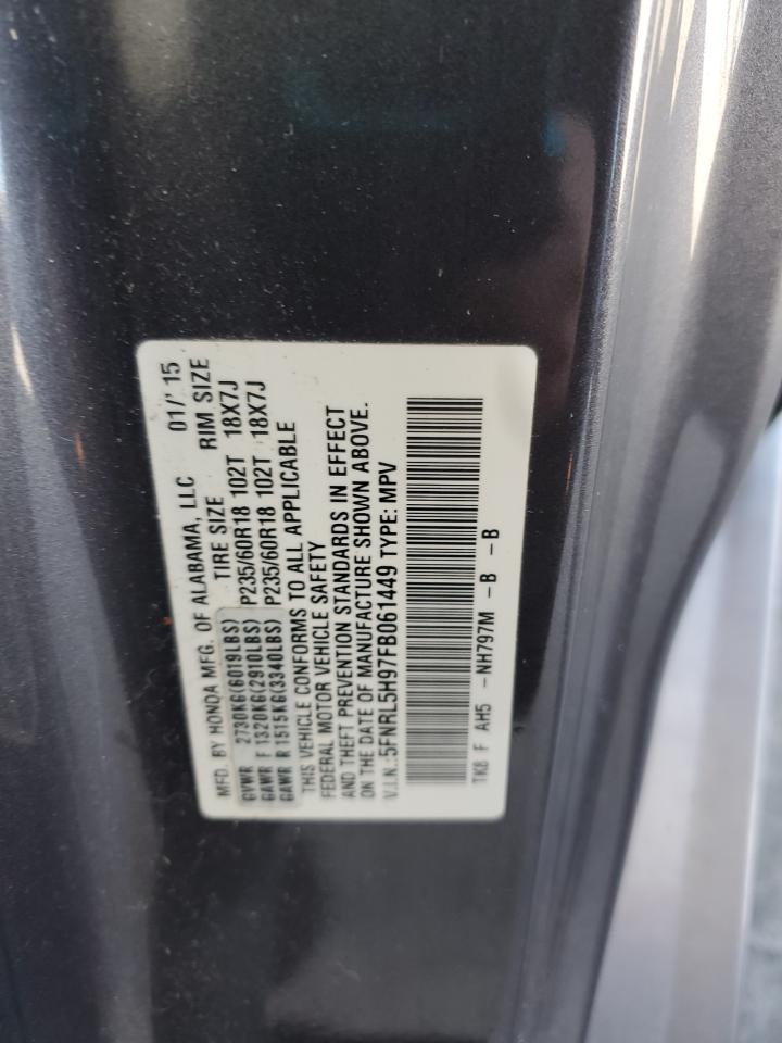 Honda Odyssey Touring Image 12