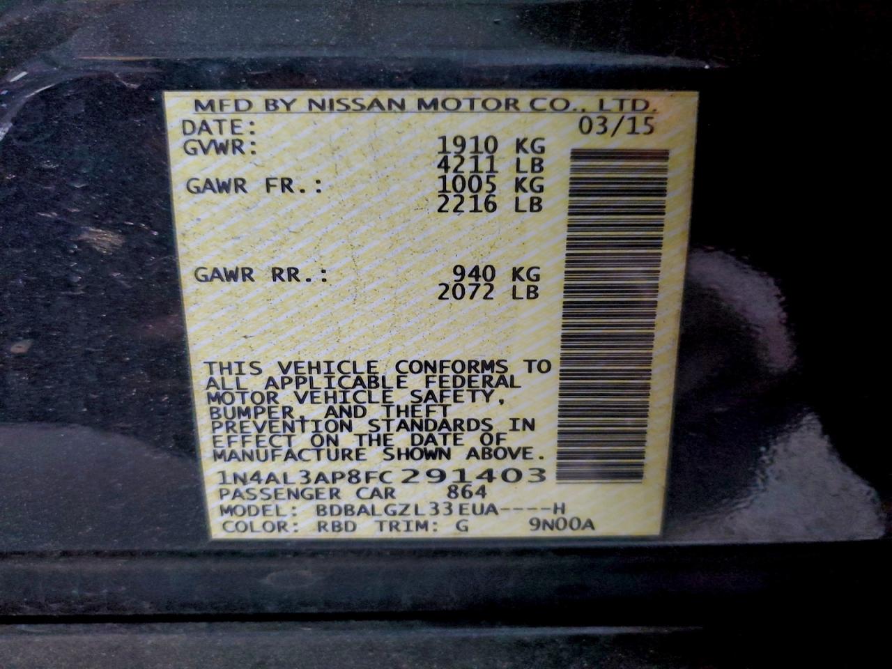 Nissan Altima 2.5 Image 8