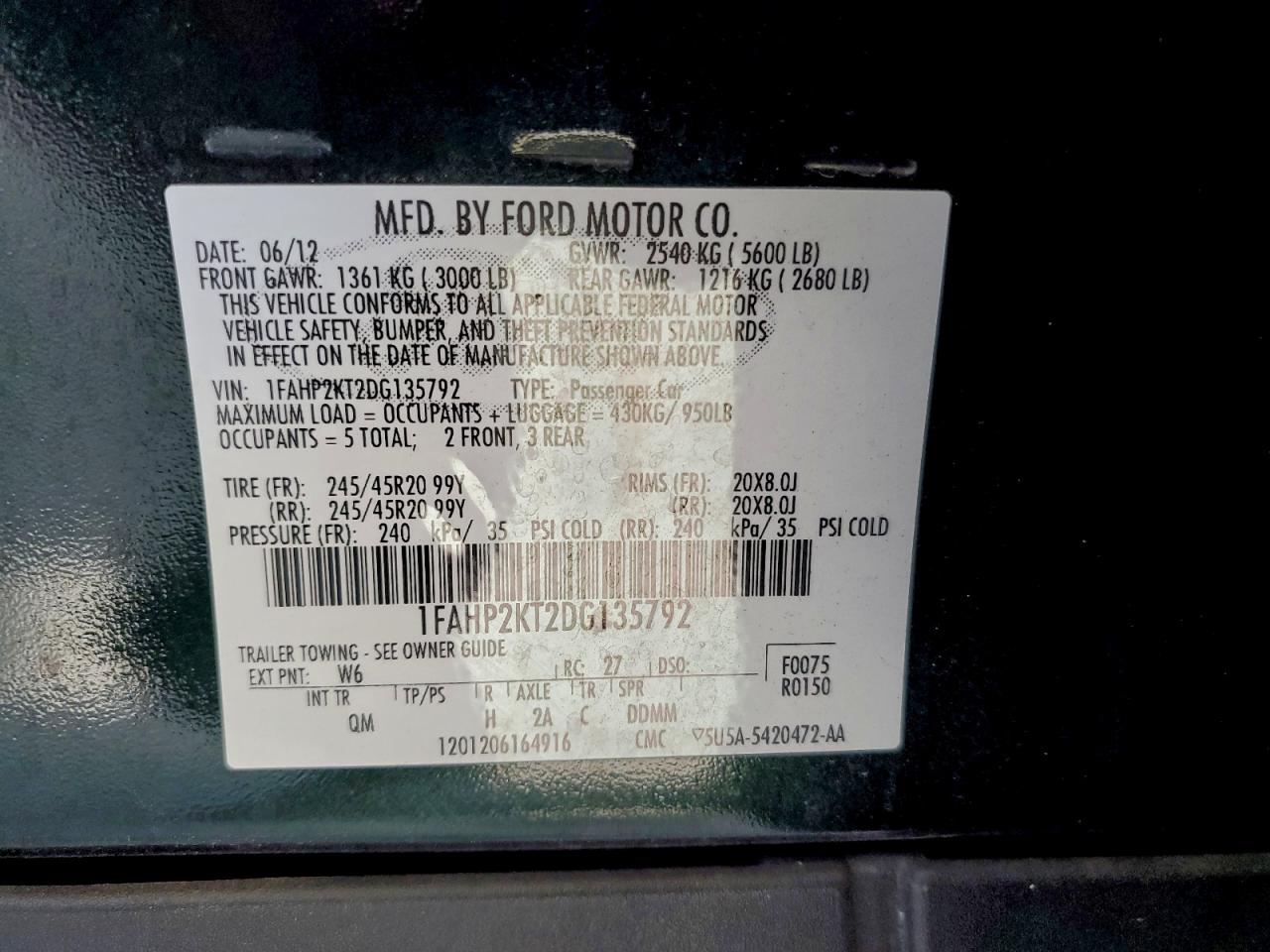 Ford Taurus Sho Image 11