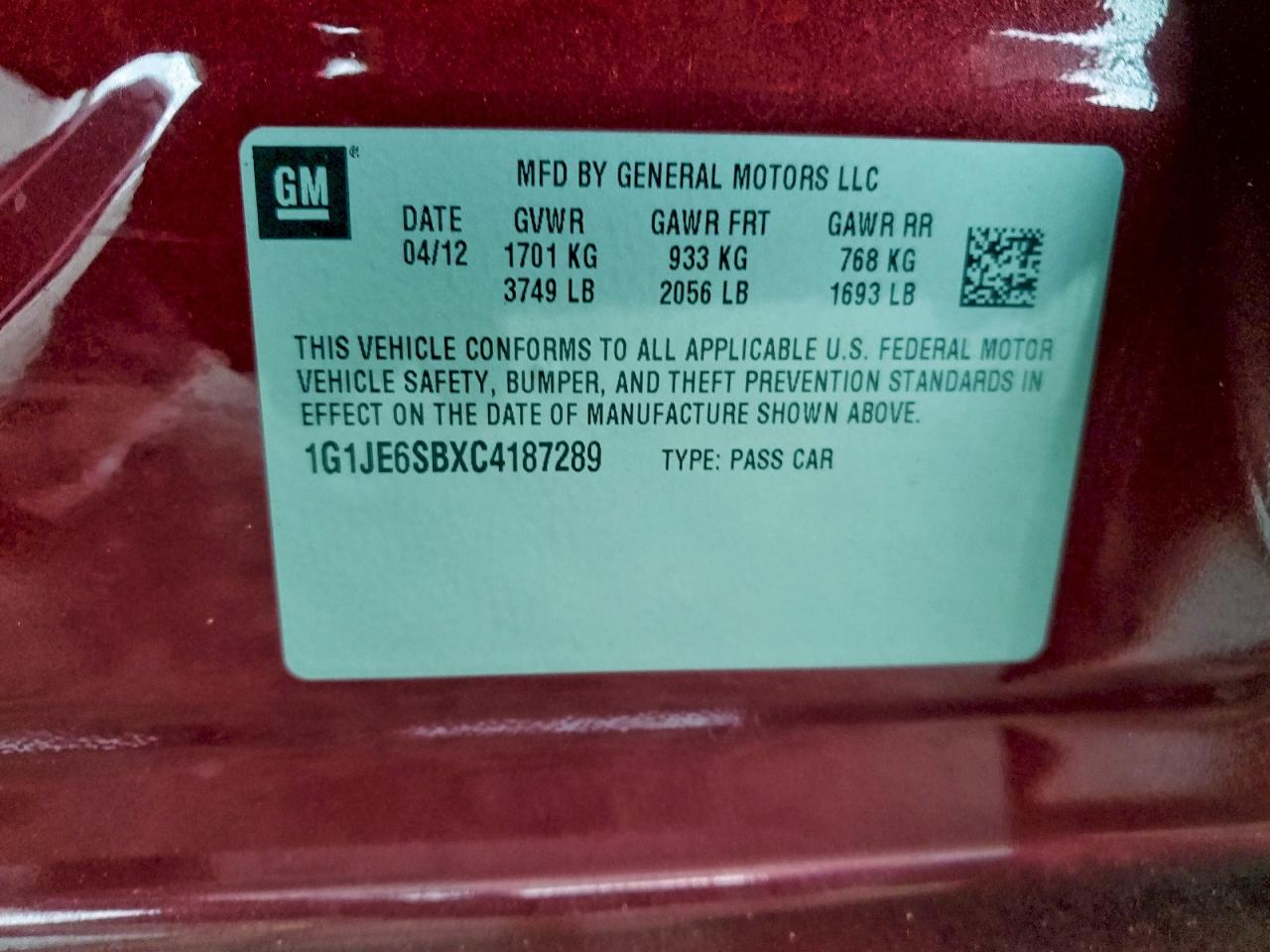 Chevrolet Sonic Ltz Image 11