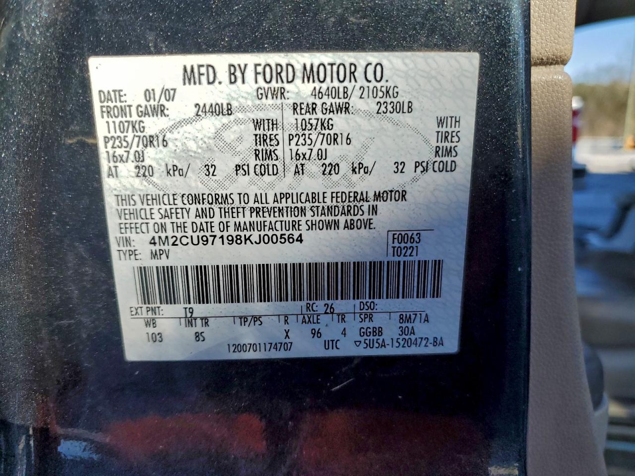 Mercury Mariner Premier Image 12