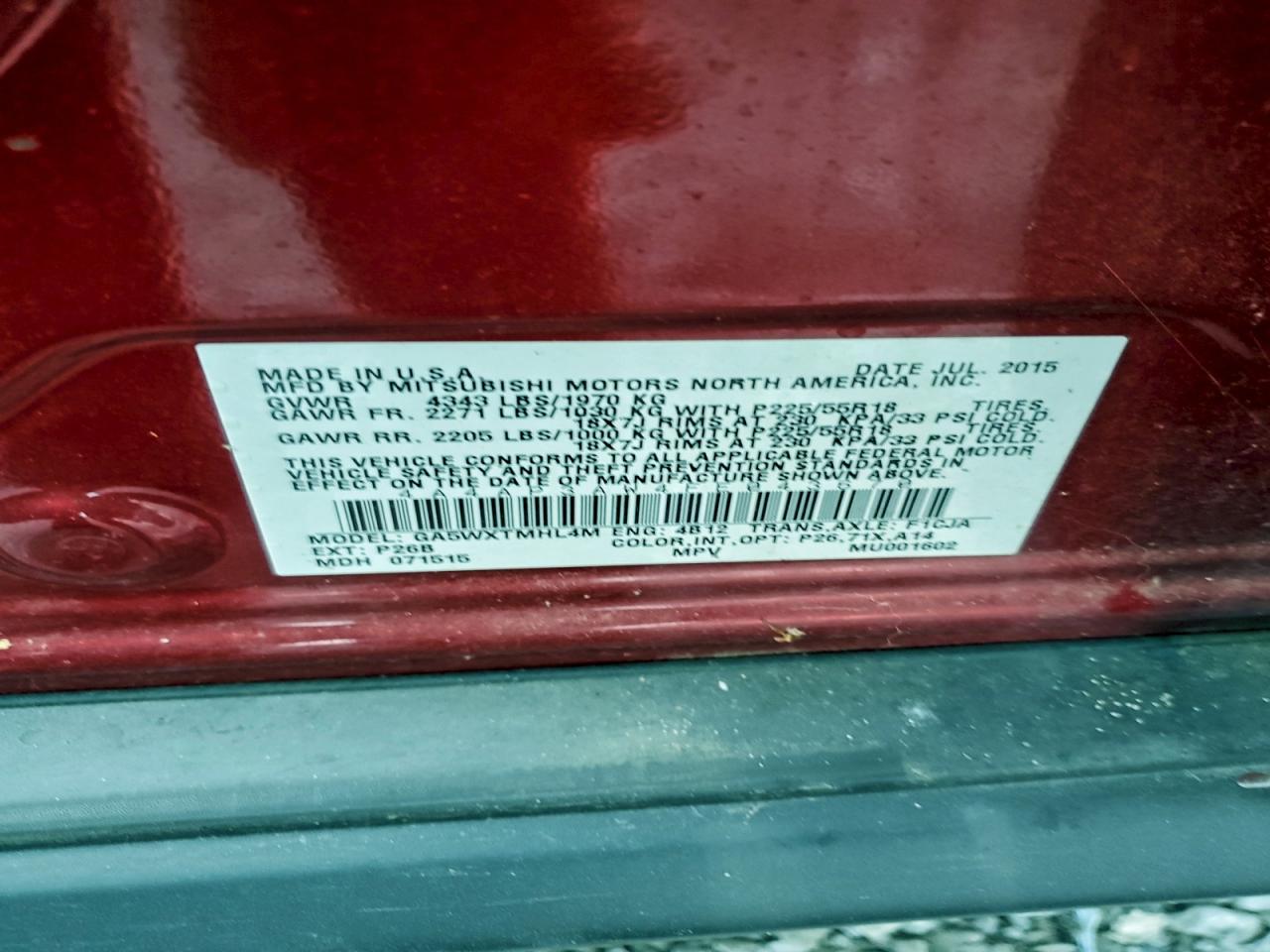 Mitsubishi Outlander Es Image 10