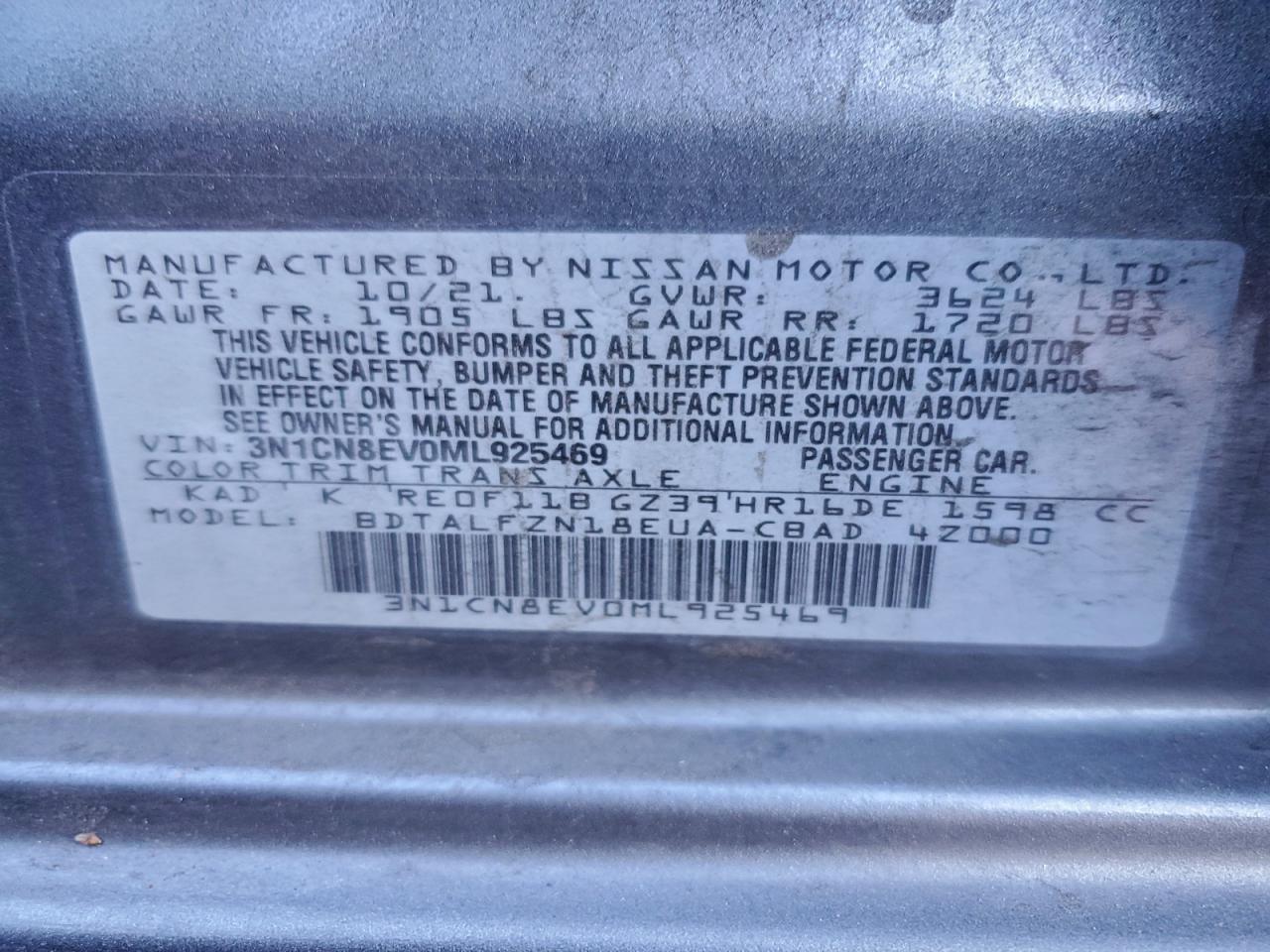 Nissan Versa Sv Image 7