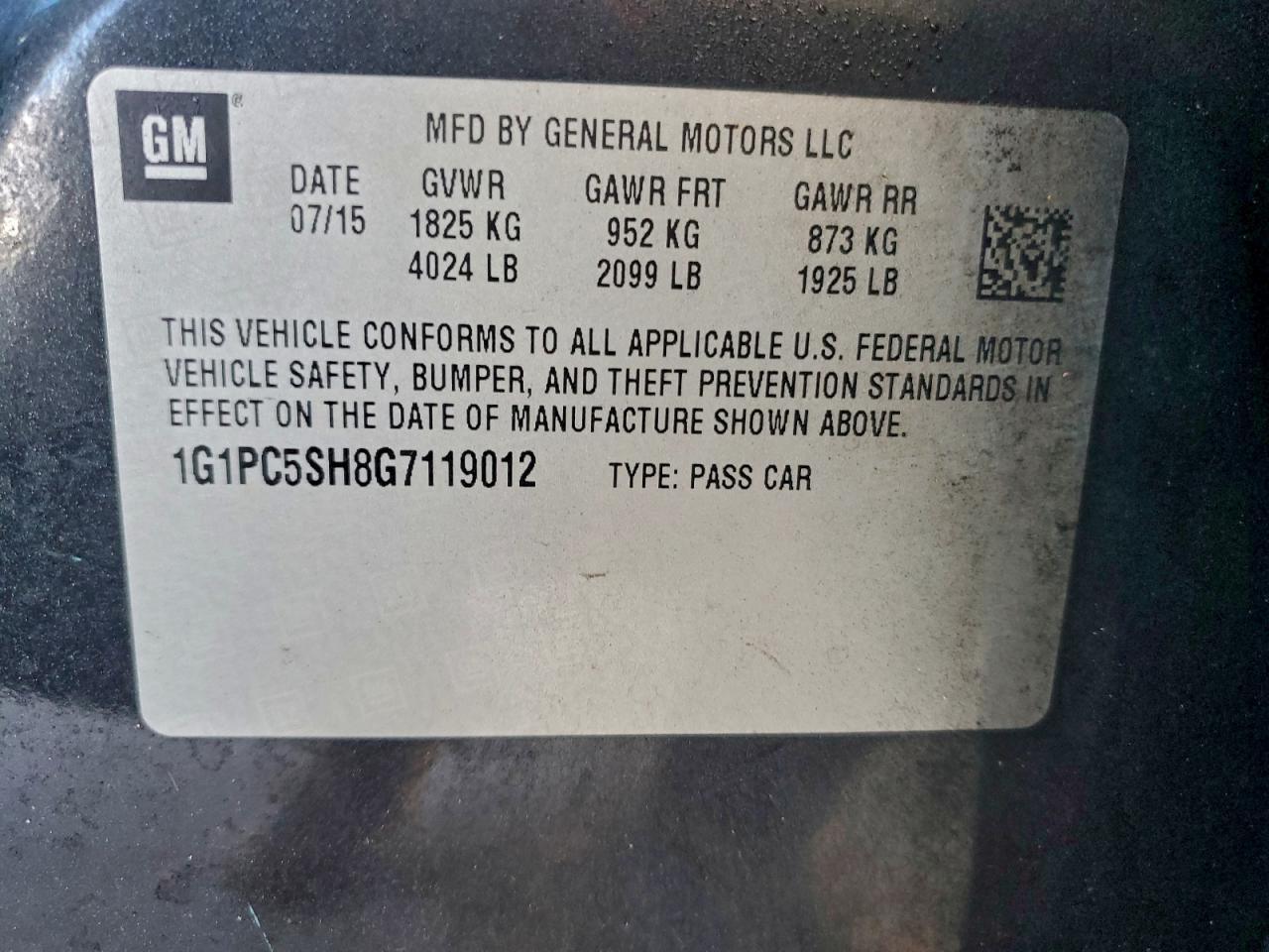 Chevrolet Cruze Ls Image 11