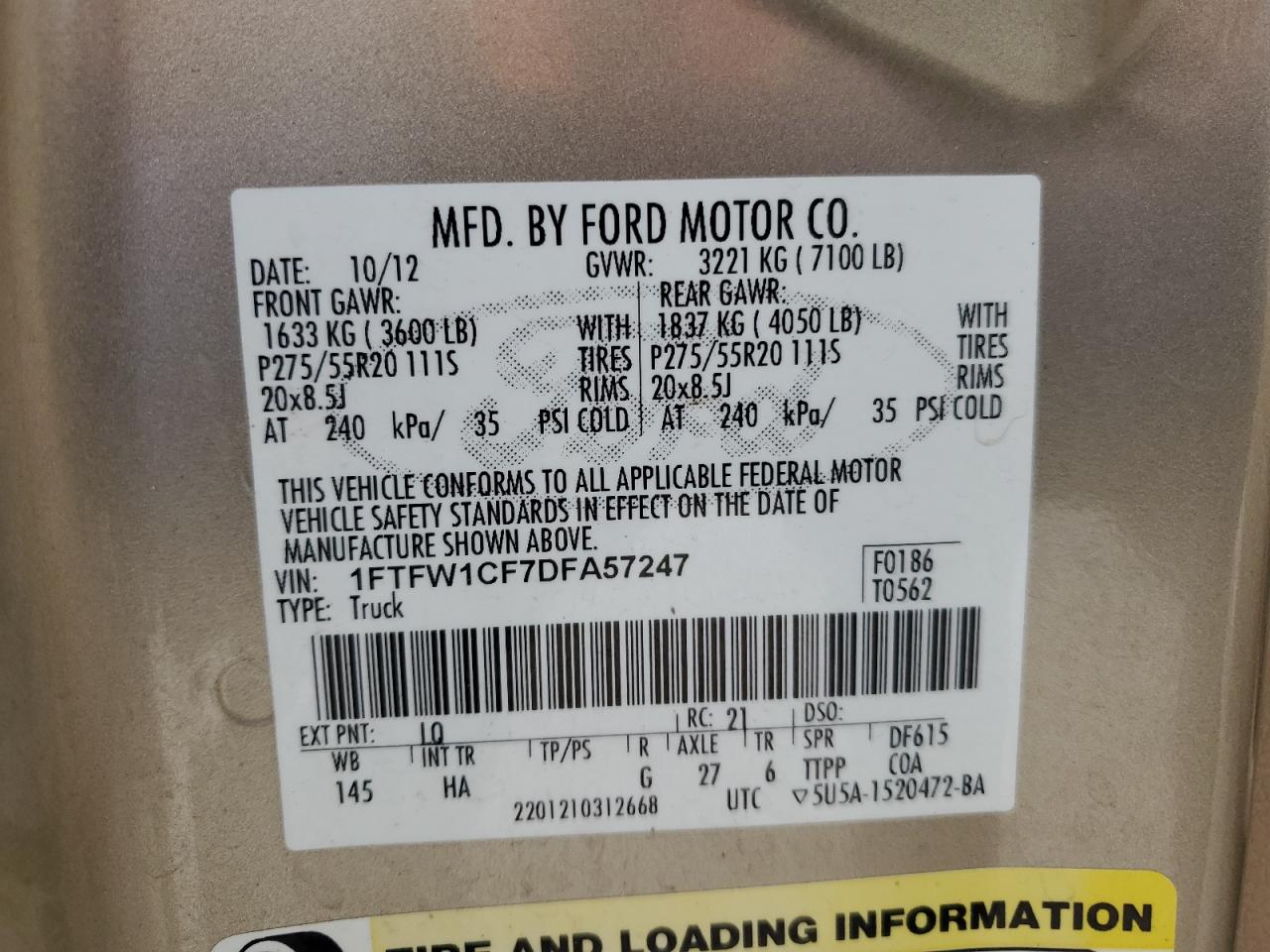 Ford F-150 Supercrew Image 7