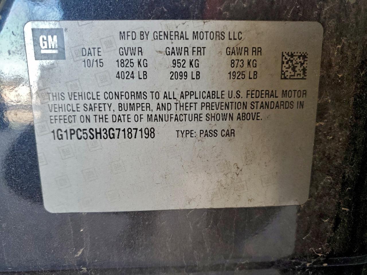 Chevrolet Cruze Ls Image 12