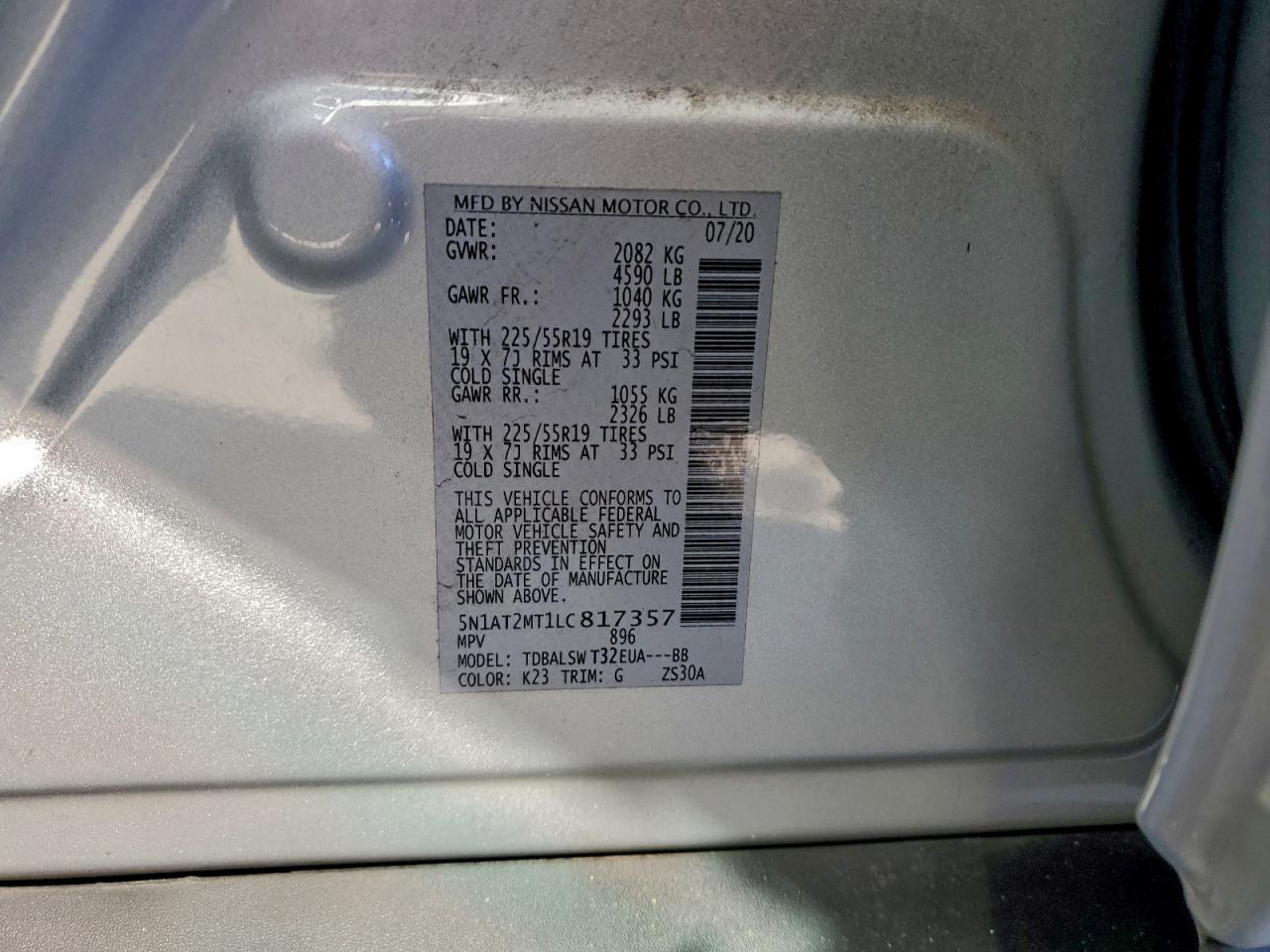 Nissan Rogue S Image 11