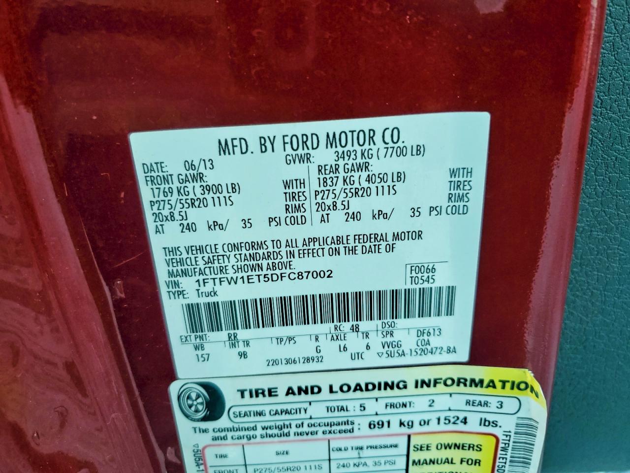 Ford F-150 Supercrew Image 7