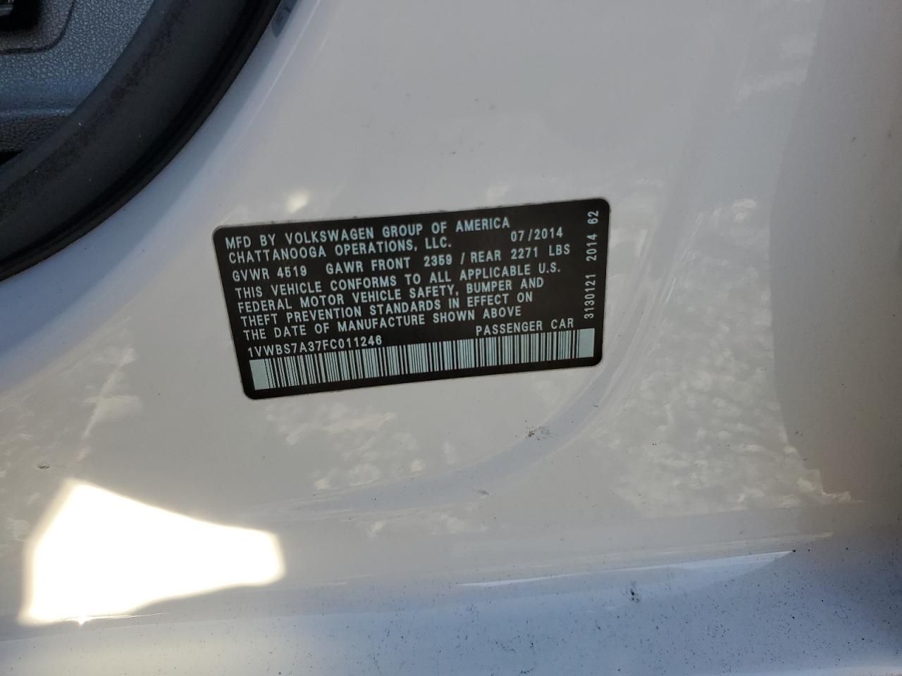 Volkswagen Passat Se Image 10