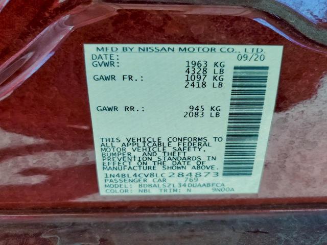 Nissan Altima Sr Image 12